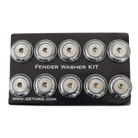 NRG Fender Washer Kit, Set of 10 (Gun Metal) Rivets for Metal FW-110GM