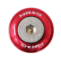NRG Fender Washer Kit, Set of 10 (Red) Rivets for Plastic FW-100RD
