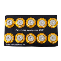 NRG Fender Washer Kit, Set of 10 (Rose Gold) Rivets for Metal FW-110RG