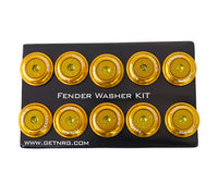 
              NRG Fender Washer Kit, Set of 10, ROSE GOLD with Color Matched Bolts, Rivets for Plastic FW-150RG
            