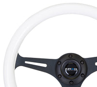 
              NRG Steering Wheel ST-015BK-WT
            