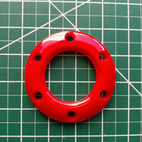NRG Red Steering Wheel Horn Button Ring (Plastic)