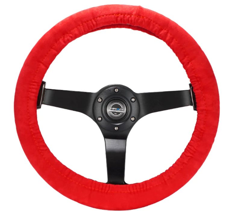 NRG Red Protective Steering Wheel Cover SWC-001RD