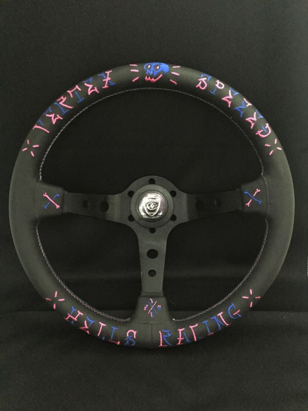 Steering Wheel Vertex Speed Blue & Pink